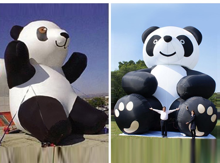 新城镇充气熊猫展示